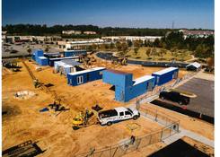 
                                	        Spanish Fort Town Center: The Fort Container Park Under Construction
                                    