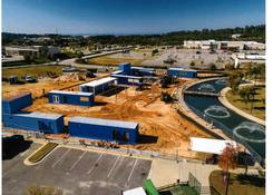 
                                	        Spanish Fort Town Center: The Fort Container Park Under Construction
                                    